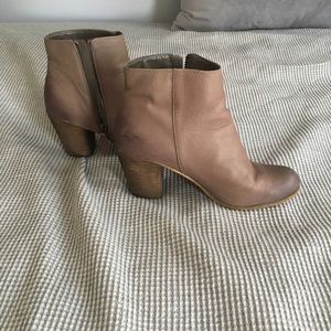 Heeled ankle booties